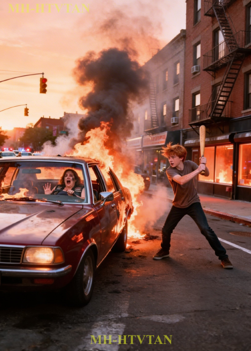 Orphan Boy Saved a Pregnant Hells Angel Wife Trapped in a Burning Car, Left For Dead, 235 Bikers Knelt