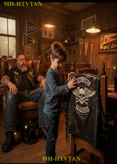 Boy Touched the Biker’s Patch and Said “That’s My Dad’s Club” — The Man Collapsed in Silence