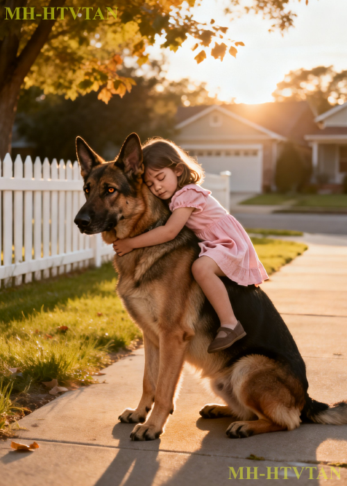 Nobody Could Touch This Very Aggressive German Shepherd — Until a Little Girl Changed Everything…