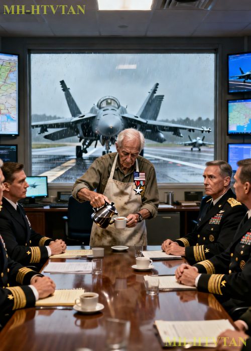 Old Man Was Serving Coffee To The Generals — Until One Spotted the Silver Star on His Uniform