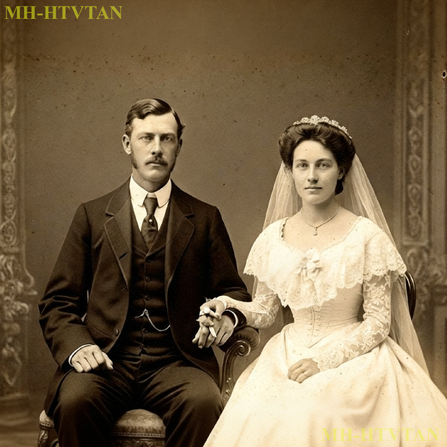 This 1903 portrait looks normal — until you zoom in on the bride’s hand and discover a dark secret