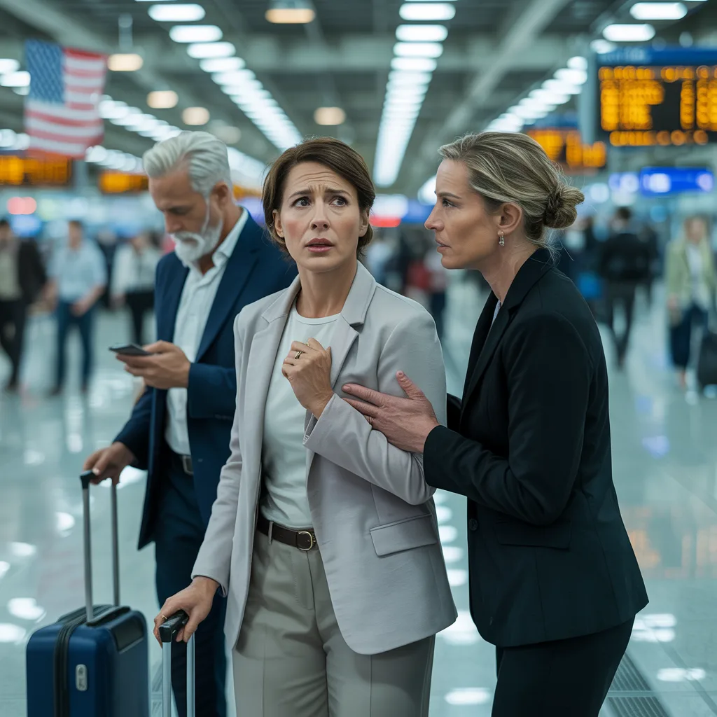 The Day a Security Officer Whispered “Pretend I’m Arresting You” — and My Entire Life Shattered at a U.S. Airport