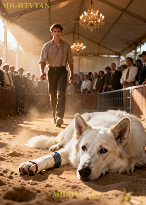 ” PART3:  Rejected Dog At Auction Is Bought By A Young Man, And What Happens Next Moves Everyone…….”