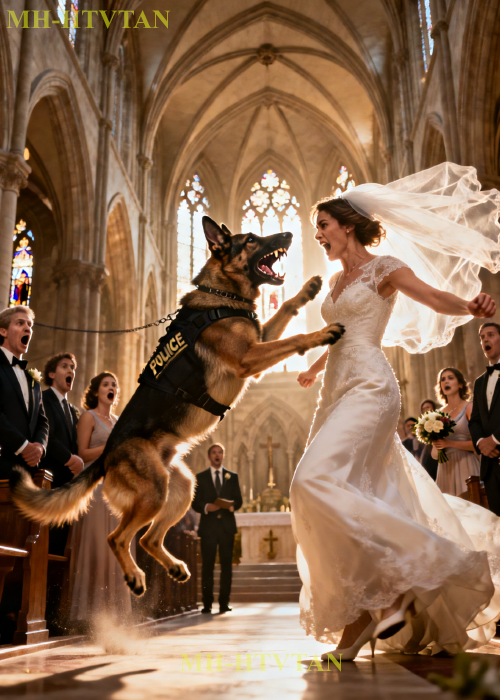 On Her Wedding Day, Her Police Dog Blocked Her Path—Then She Discovered the Heartbreaking Truth…