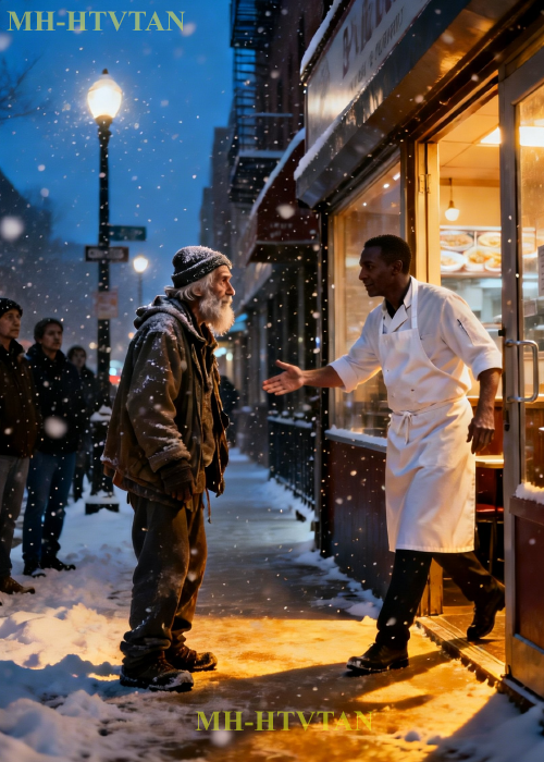PART2: Poor Black Restaurant Owner Feeds an Old Homeless Man — What Happens Next Changes His Life