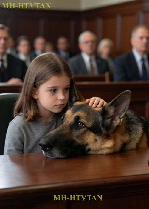 6-Year-Old Speaks To German Shepherd In Court – What She Said Surprised All.