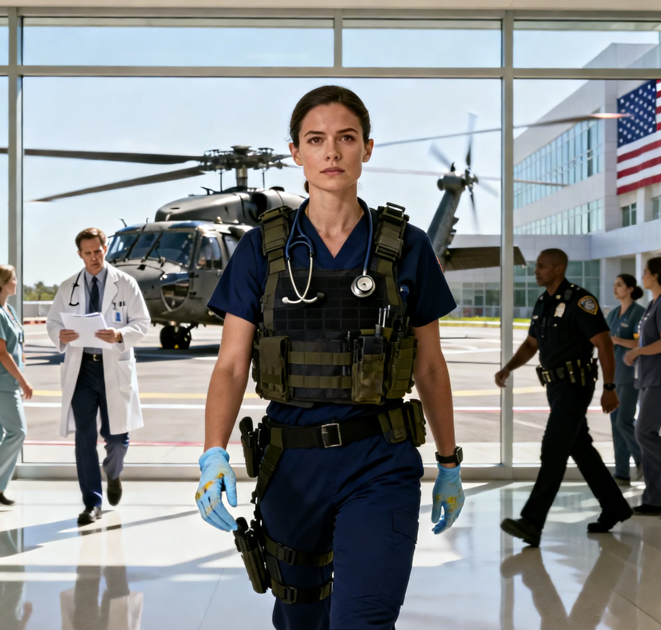 The Director Fired Her for Saving the General — Minutes Later, a Navy Helicopter Landed on the Roof