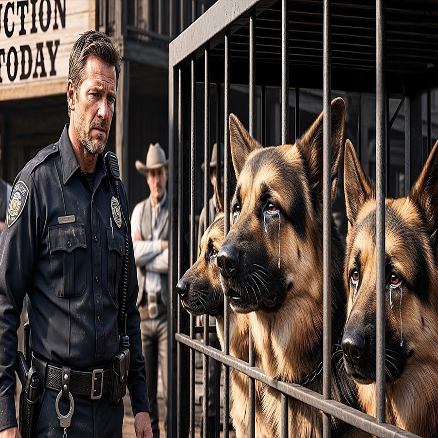 “I Will Take All These Retired Police Dogs,” the Officer Said — No One Expected What Happened Next…