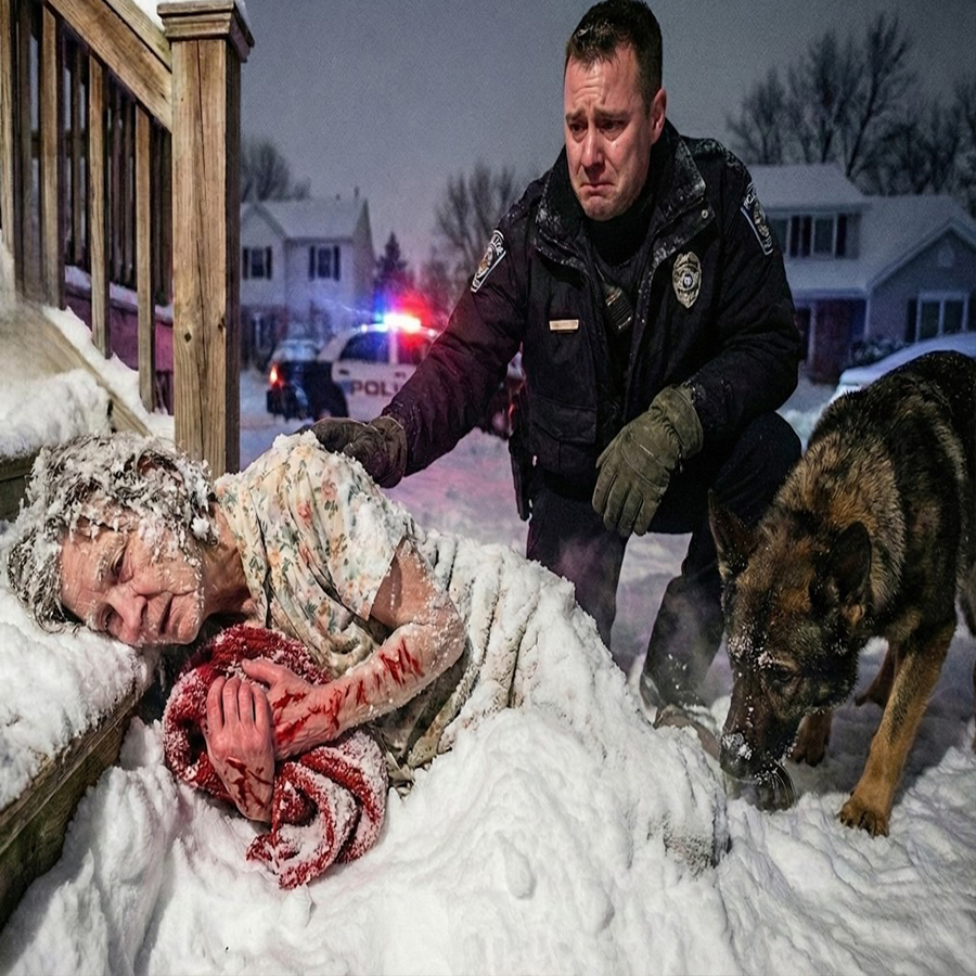 Elderly Mother Left to Freeze in a Blizzard by Daughter — Then Officer and K-9 Did the Unthinkable…