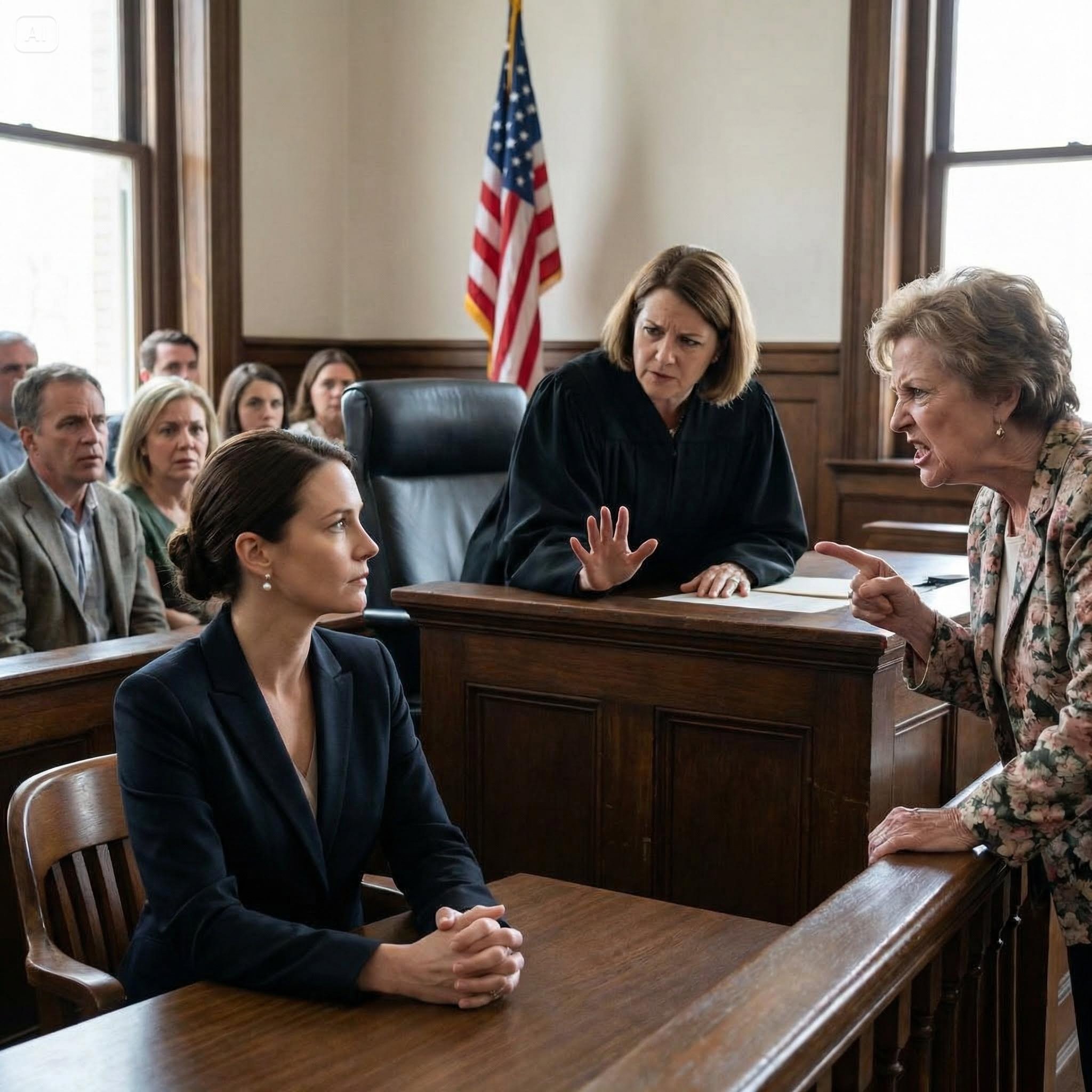 In The Courtroom, My Mom Yelled: “She’s a Total Disgrace” — Until The Judge Leaned Forward and said  