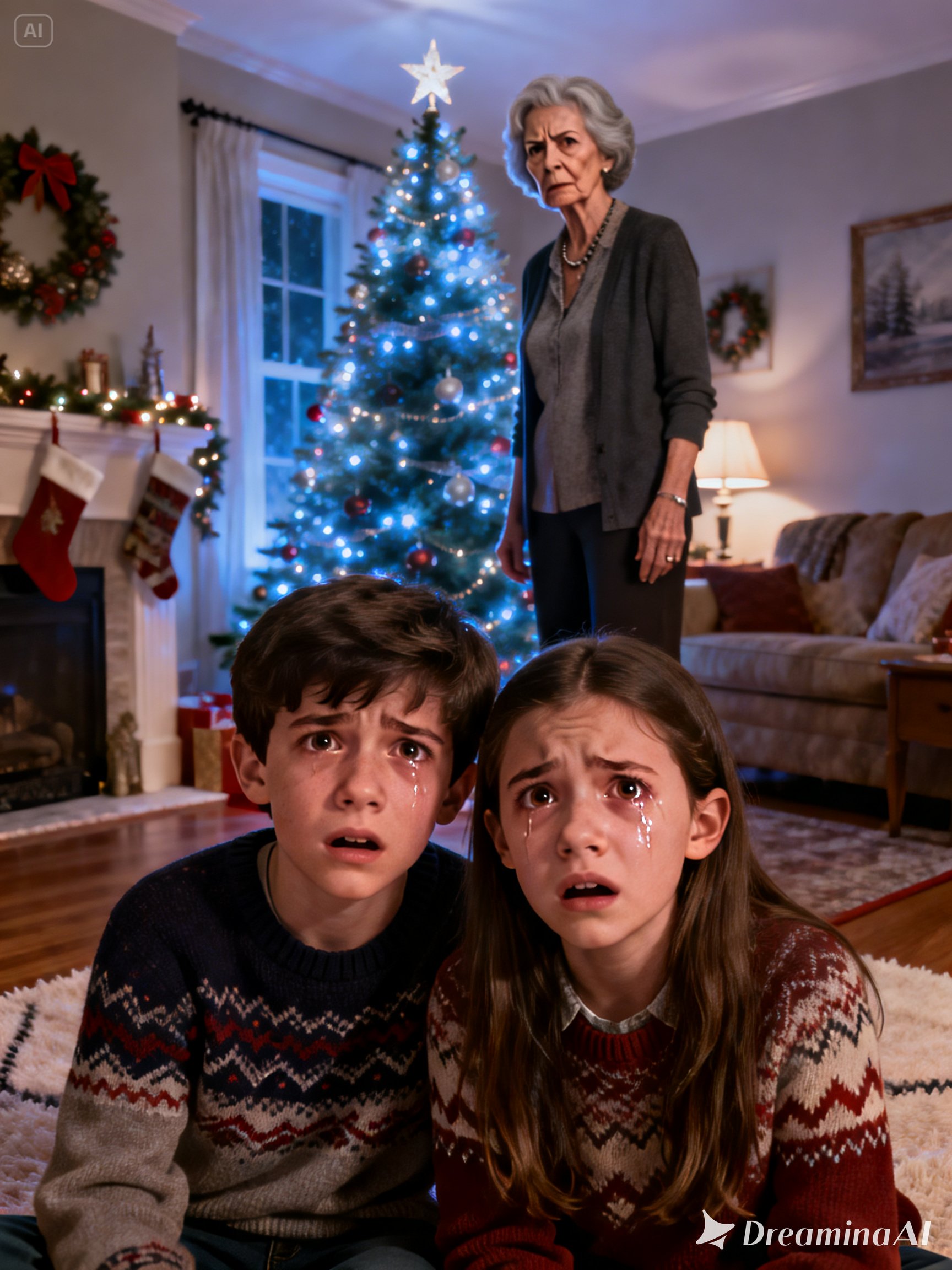 My mom told my 11-year-old twins, “Santa’s not real, and even if he was, he’d skip your house because I hadn’t bought a luxury car for my favorite brother.” Both kids froze.