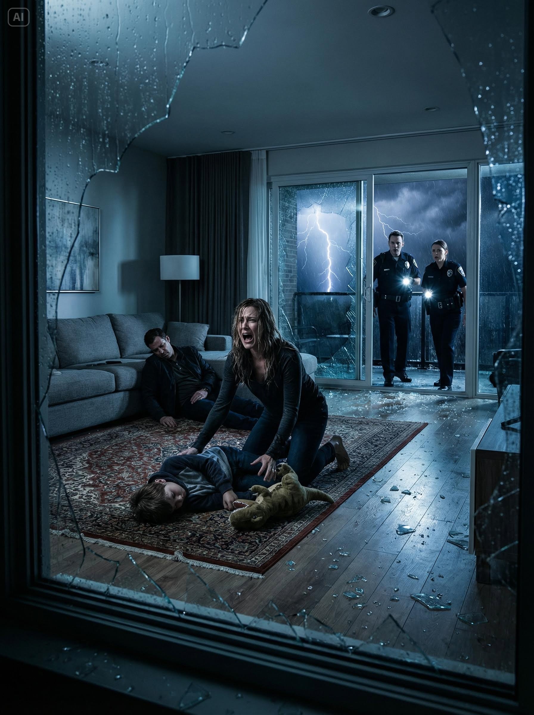 My ten-year-old called me out of nowhere, his voice shaking. “Mom… please. Come home. Hurry.” I burst through the front door, my heart nearly stopped—my child and my husband were lying on the floor, motionless, unconscious. When the officers arrived, one of them pulled me aside and spoke in a low, careful voice, “Ma’am… please stay calm. We’ve found something…”