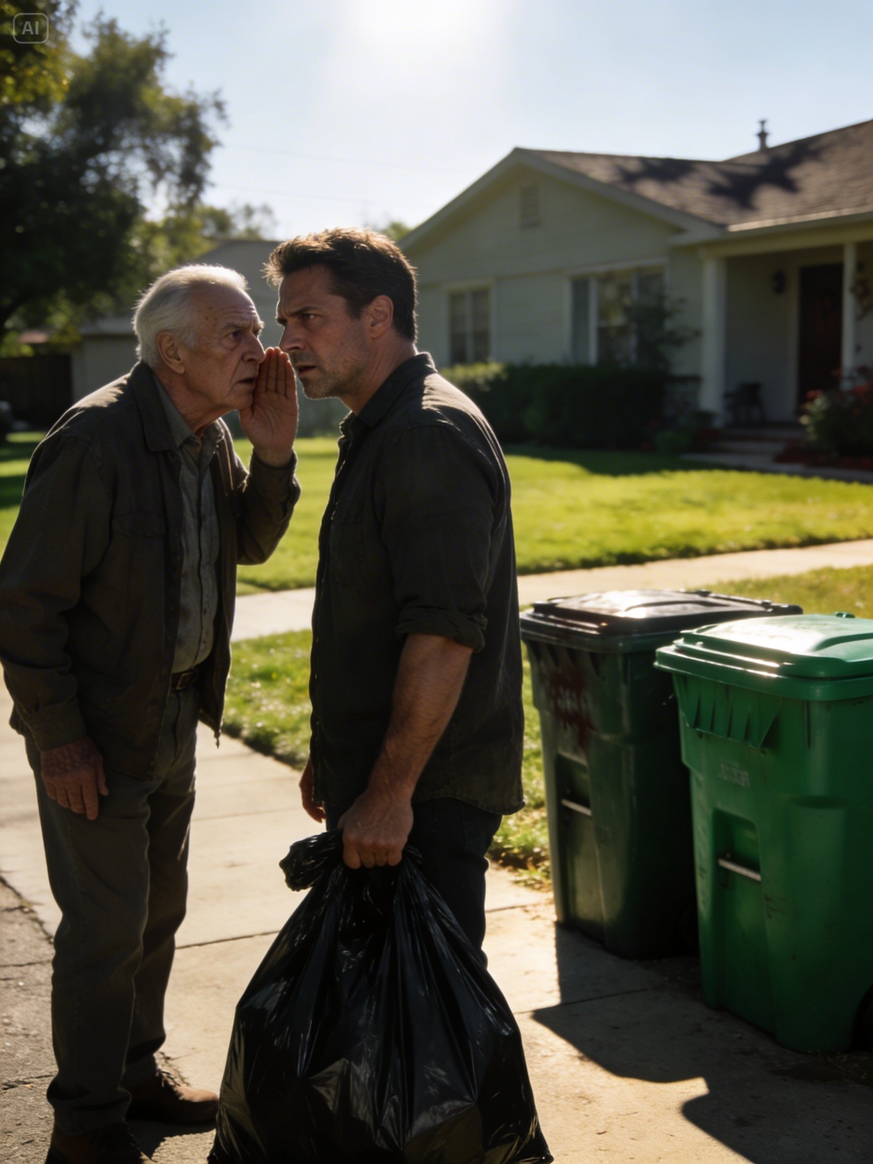 Tuesday morning when I took the trash out, I ran into my neighbor who walked over and said with a worried expression, “I need to tell you something important. Your wife and your son are hiding something from you.” From that moment, I secretly installed hidden cameras. But when I checked the footage, I nearly stopped breathing at who appeared on screen.