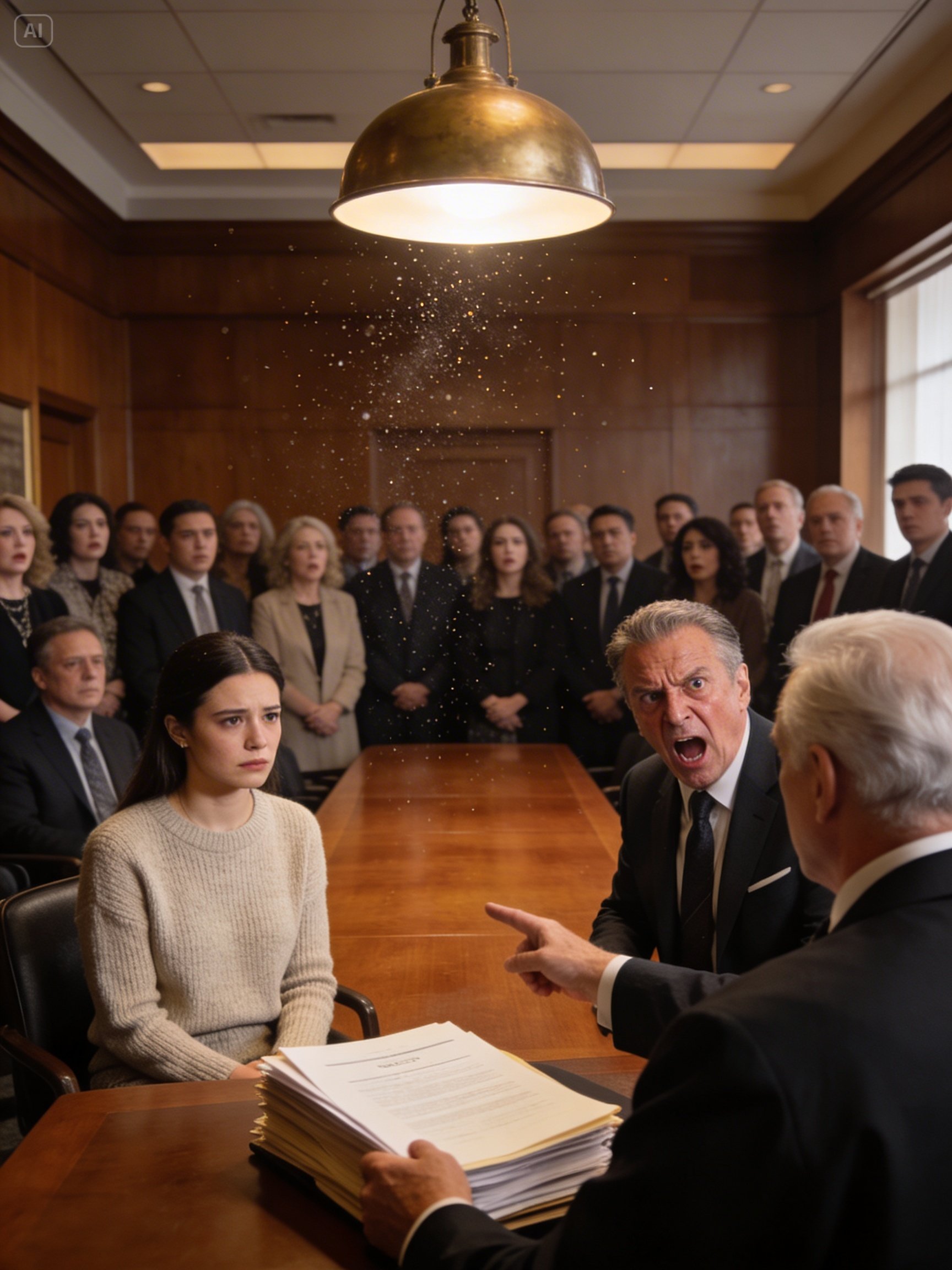 A woman raised in a patriarchal family with a domineering father finally gets her moment of truth — when the family lawyer reveals what Grandma’s will really says.