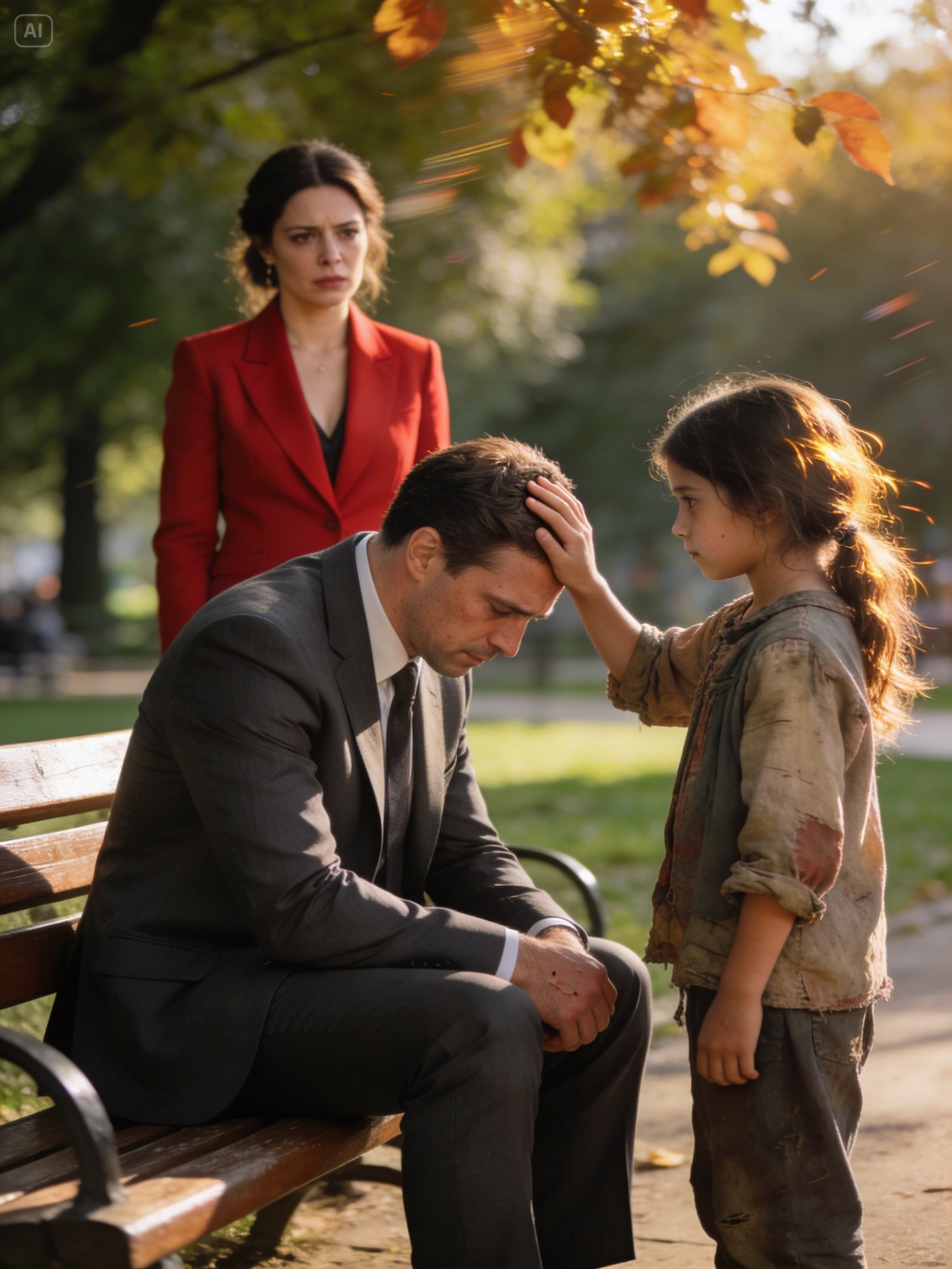 You’re not blind, it’s your wife who puts something in your food… the girl said to the millionaire