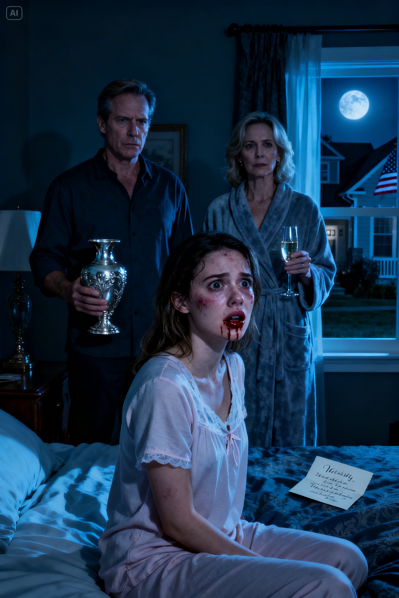 My Parents Smashed My Face While I Slept So I’d Look Bad At My Sister’s Wedding They Clinked Glasses…