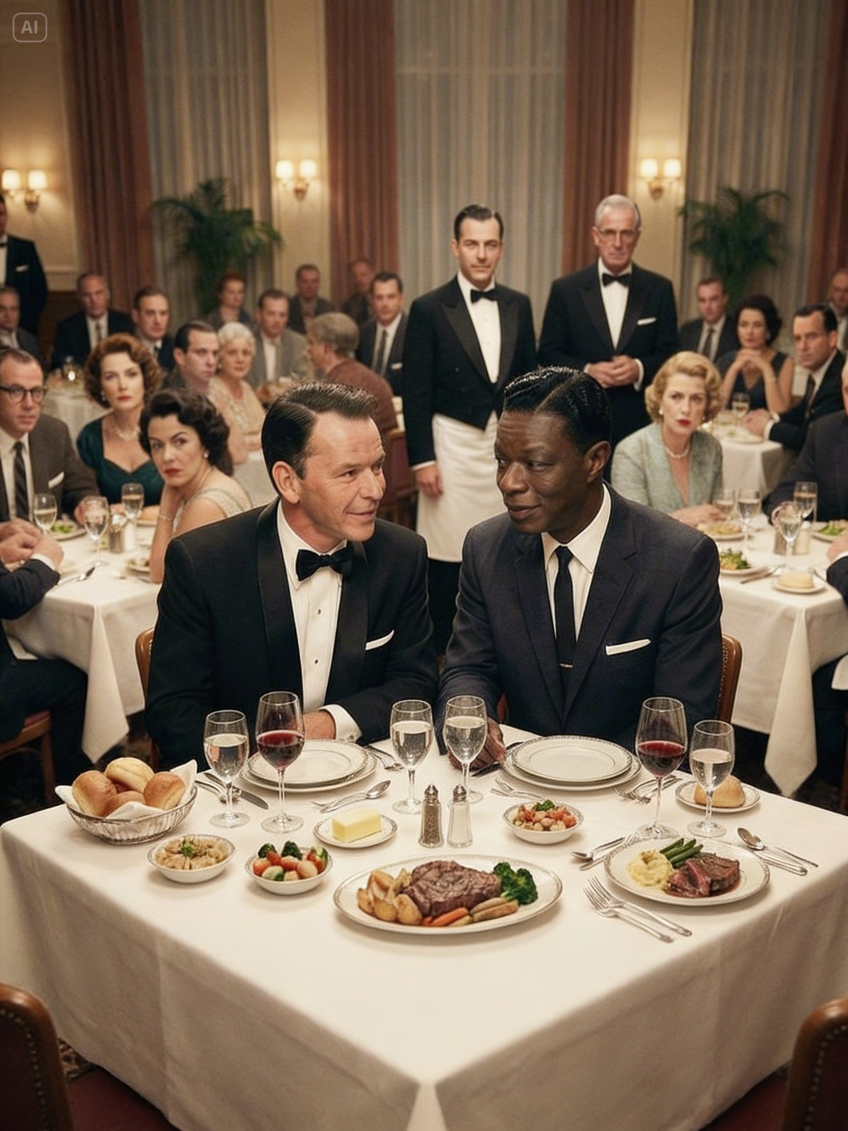 Sinatra Learned Nat King Cole Forbidden to Use Restaurant He FILLED — What Happened SHOCKED Vegas