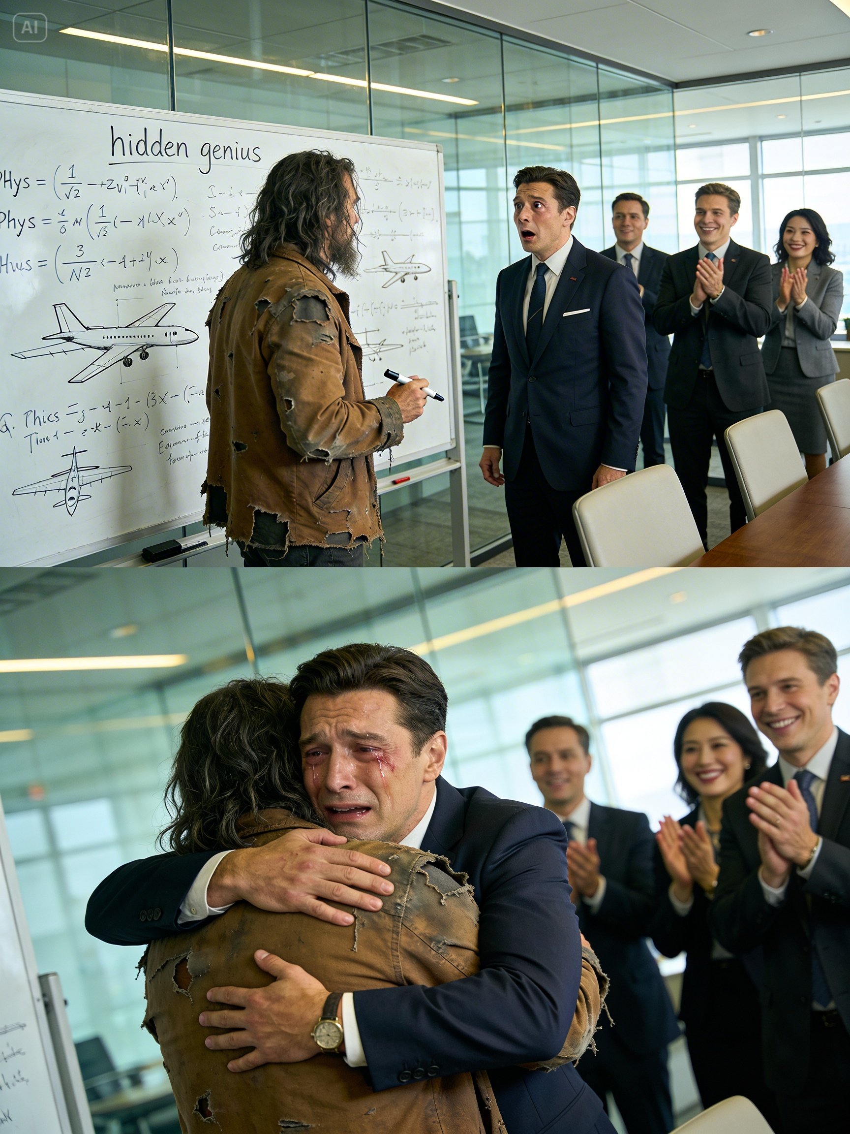 “I Can Correct It”, A Homeless Beggar Hears Billionaire’s Cry And Taught Him What He Failed