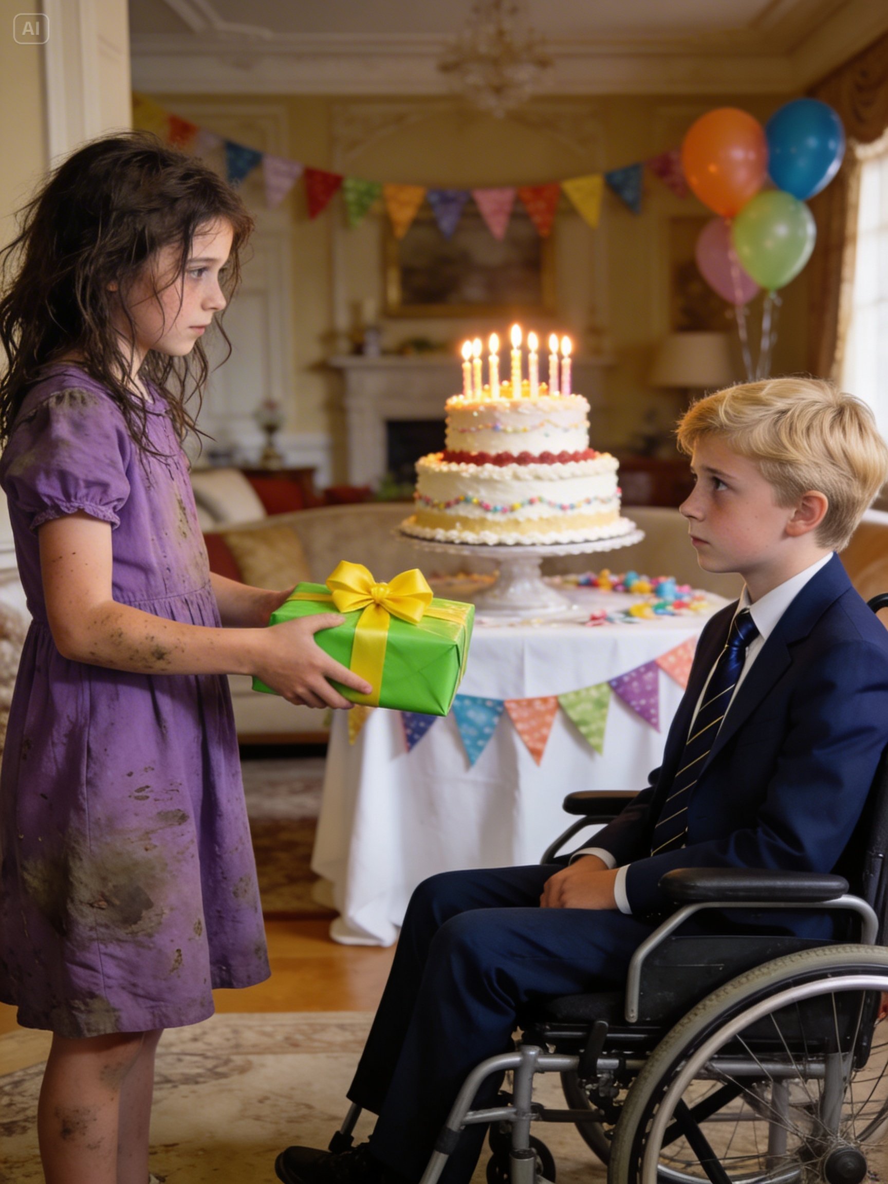 Nobody Came To The Millionaire’s Paralyzed Son’s Party — Until A Poor Girl Showed Up…