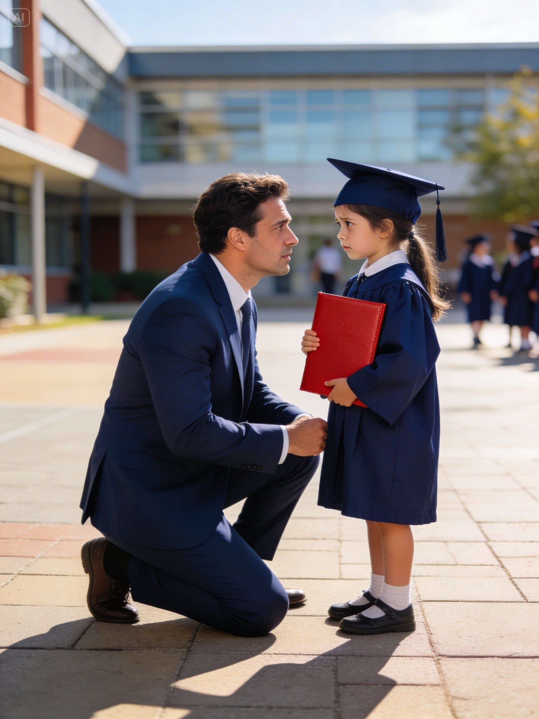 “Can You Be My Dad At Graduation?” A Poor Girl Begs A Millionaire — His Response…