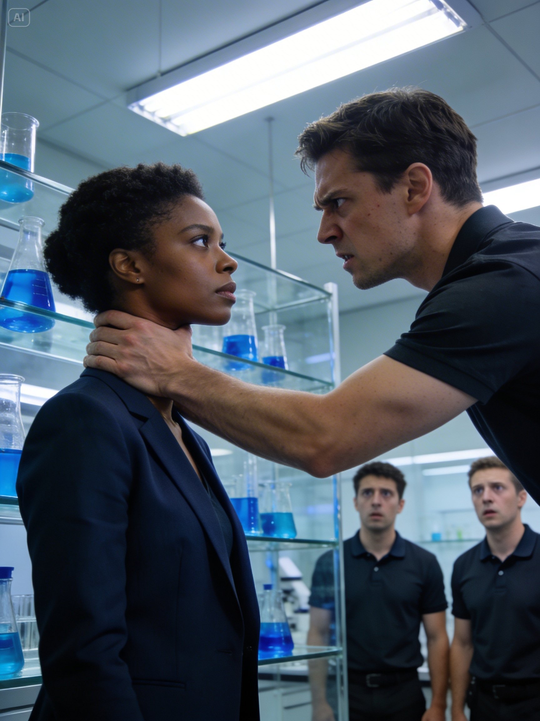 Racist Bully Grabs Black Teacher’s Throat In Lab—Unaware She Had a Military Past That Would End Him