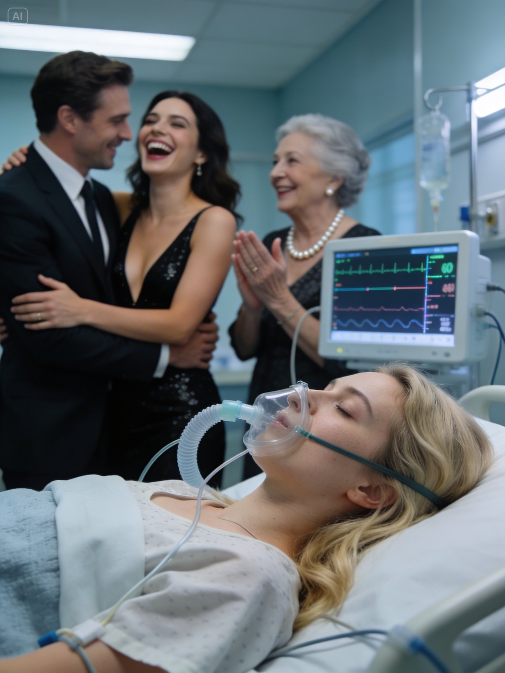 Wife Dies, Husband And Mistress Wear Black To Celebrate Until The Doctor Says, The Boss Is Alive!