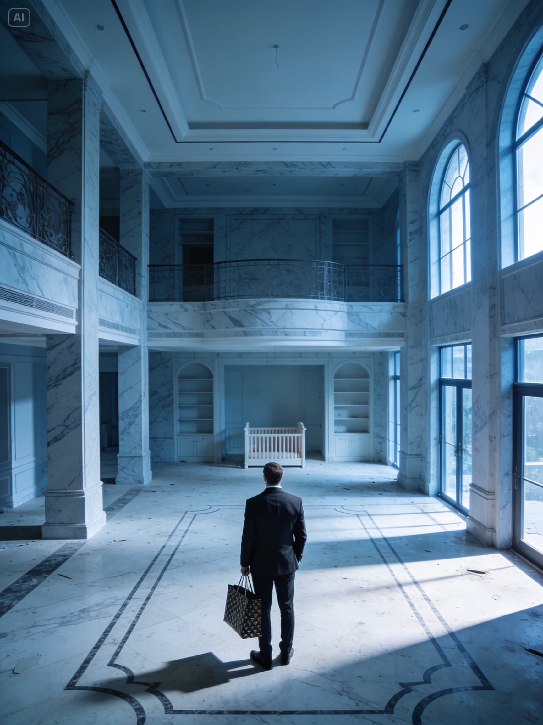 After Shopping With Mistress,He Came Home Nothing left Wife Vanished Silently,New Born were gone