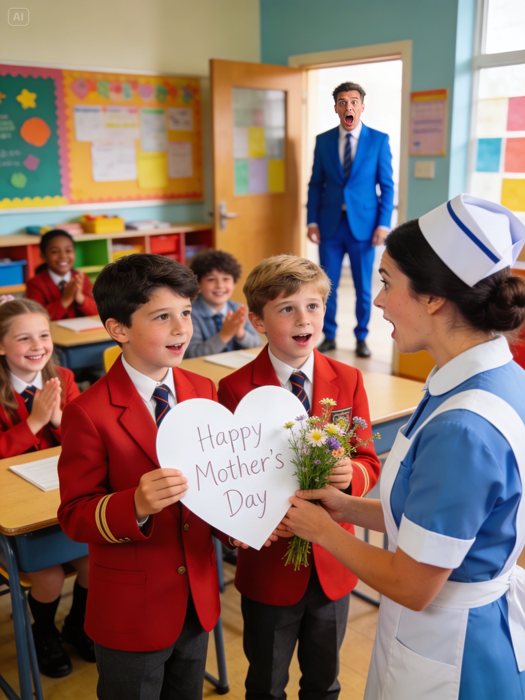 BILLIONAIRE’S TWINS INVITED THE MAID FOR MOTHER’S DAY — WHAT HE SAW LEFT HIM SPEECHLESS