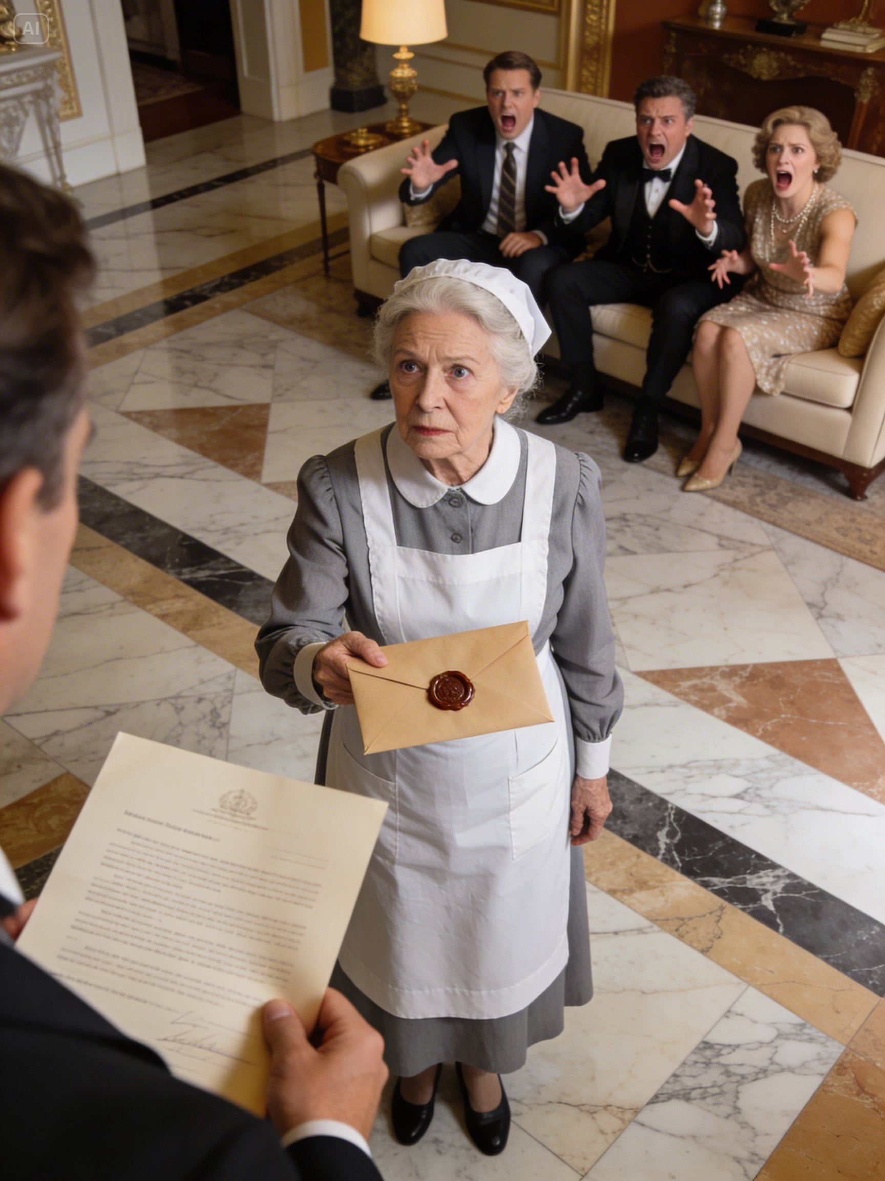 SHE SCRUBBED THEIR MANSION FOR 20 YEARS… THEN ONE SIGNED PAPER MADE THE “UNTOUCHABLES” PANIC