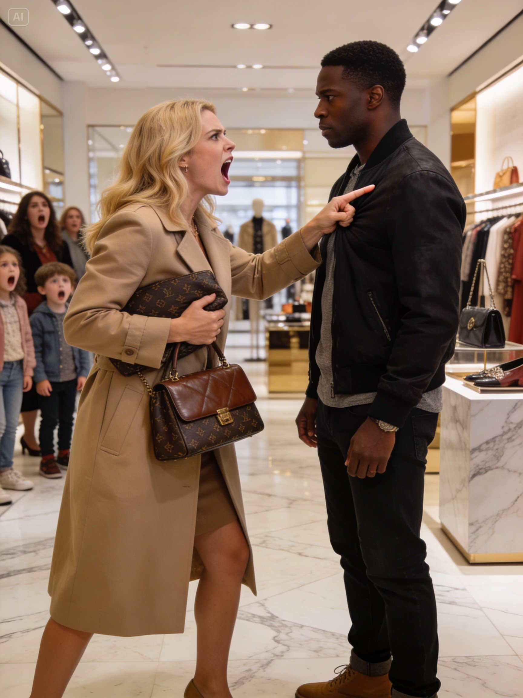 Get out. Get out right now. You think I’m stupid? I know what you’re doing here. Christina Hayes shoved her face inches from Damon Wells, screaming so loud that spit flew from her mouth. She jabbed her finger repeatedly into his chest, each poke harder than the last. Don’t you dare touch anything else.