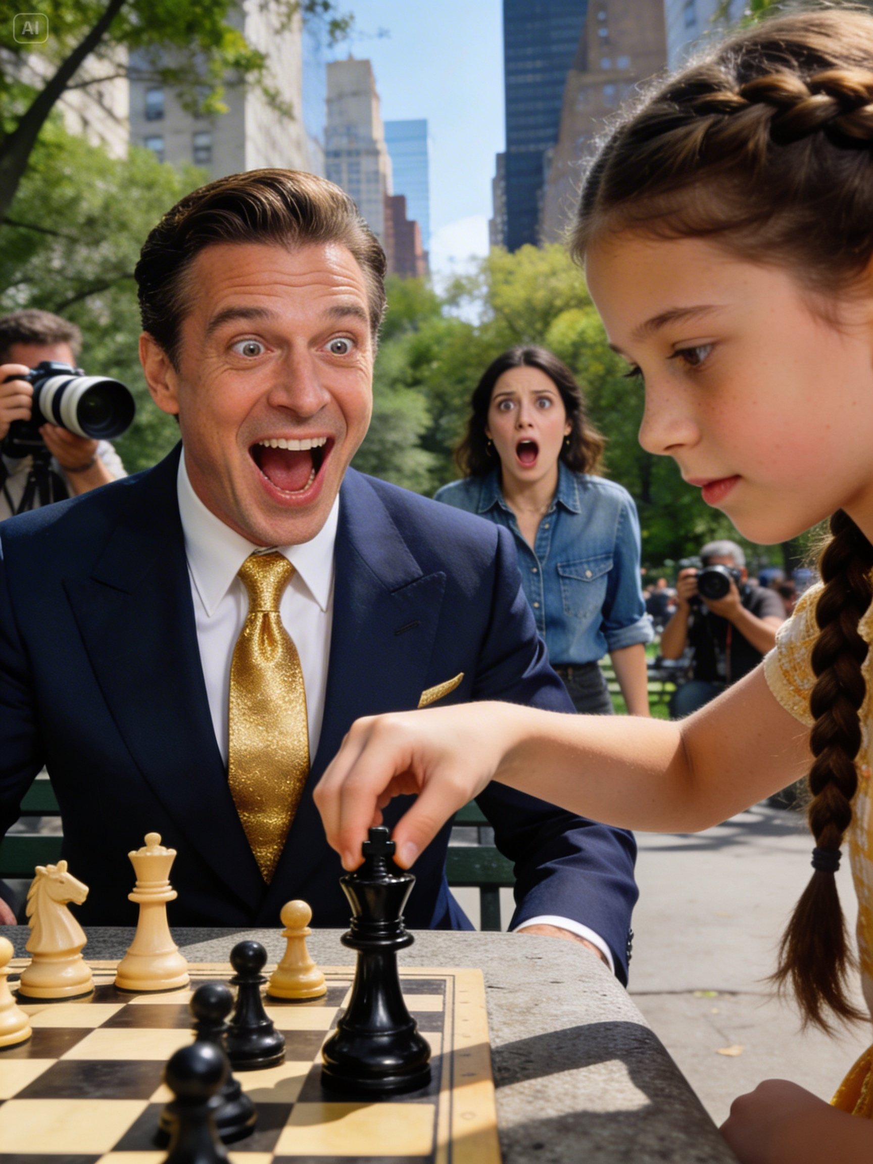 100M$ if you beat me at chess,” the Billionaire laughed until he was HUMILIATED by the poor daughter
