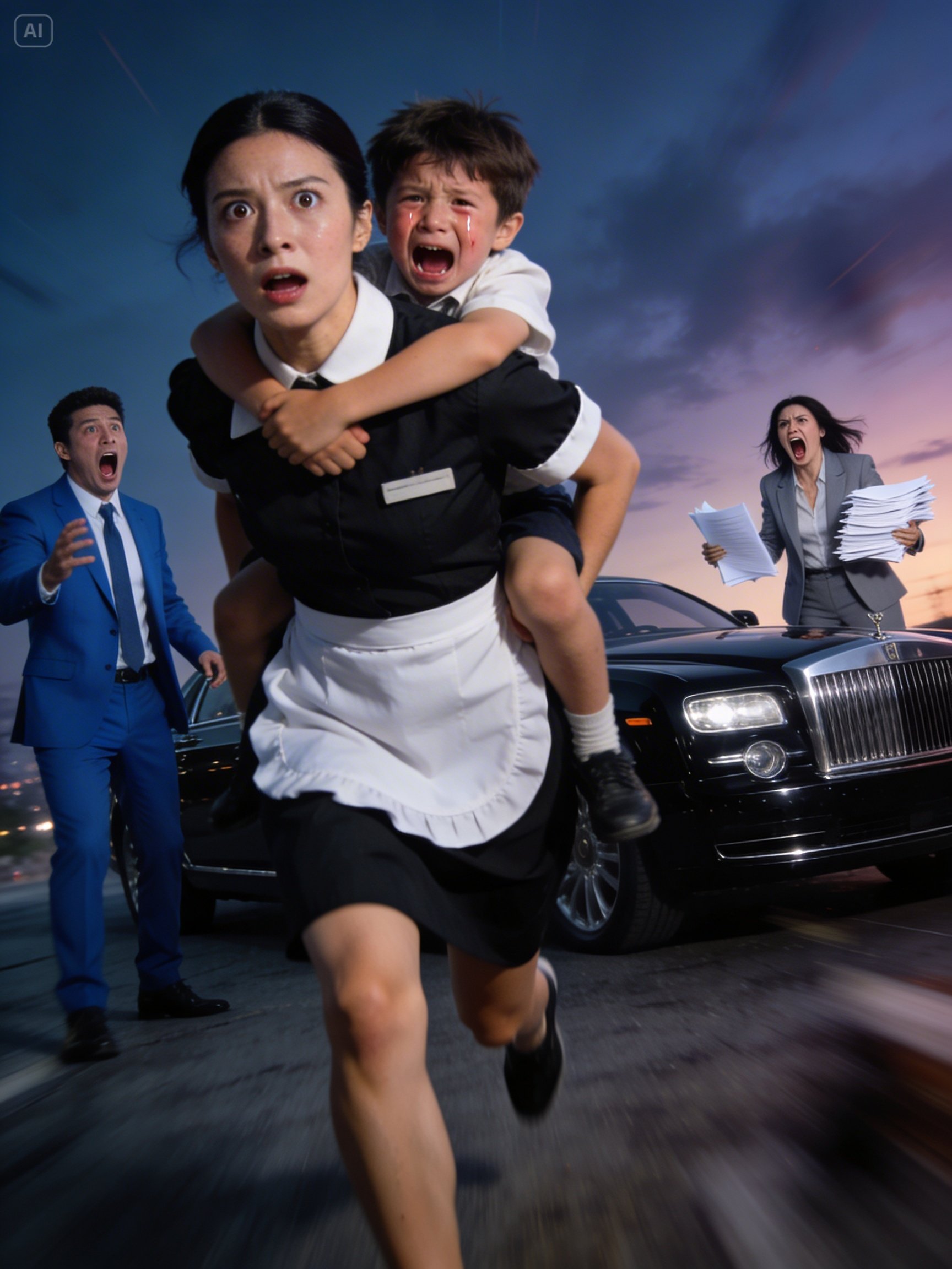 Poor black Waitress quit her dream job to save a baby not knowing his father is A Billionaire