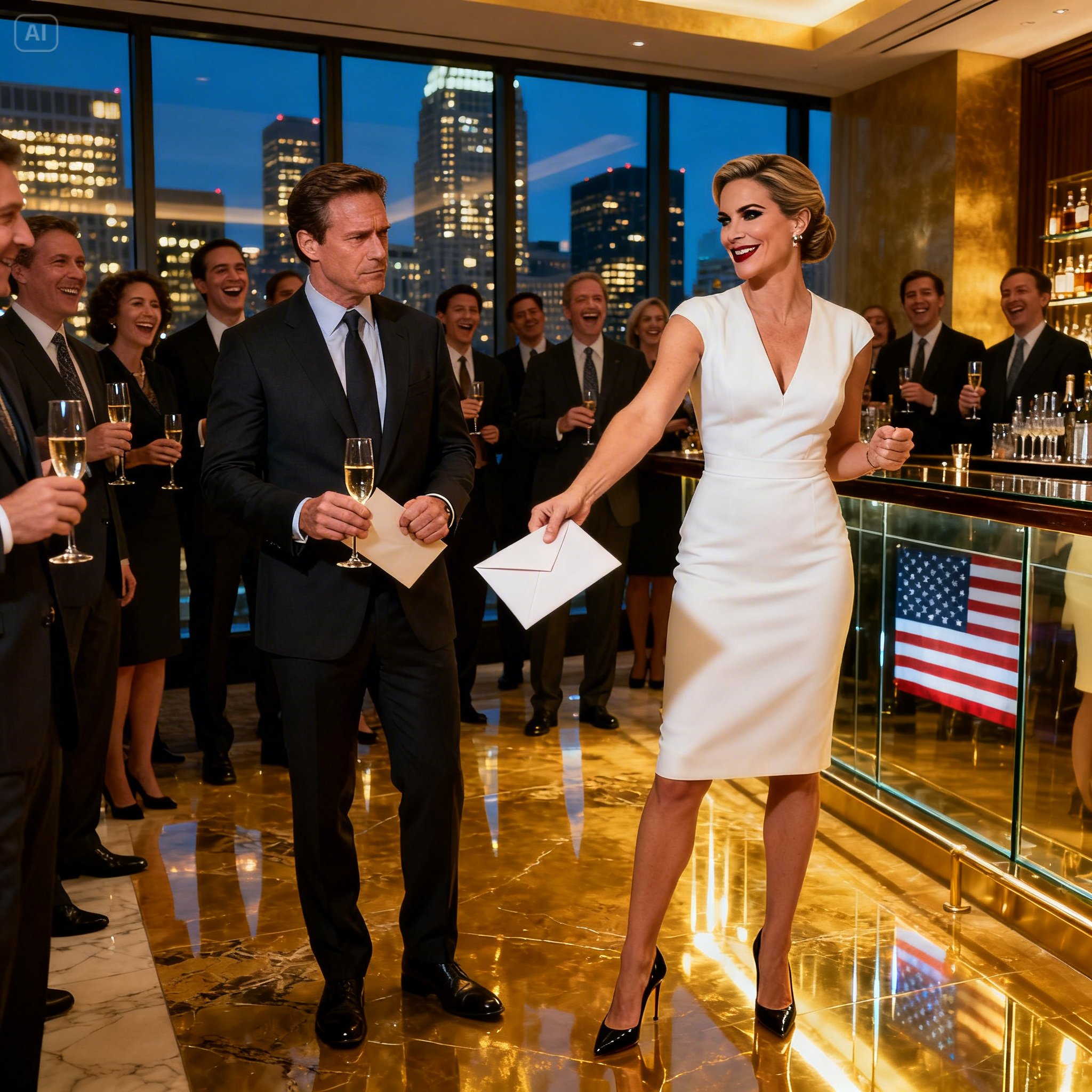 Wife Humiliated Me At Law Firm Opening Called Me “Trial Husband” And Served Divorce Papers, But I.. 