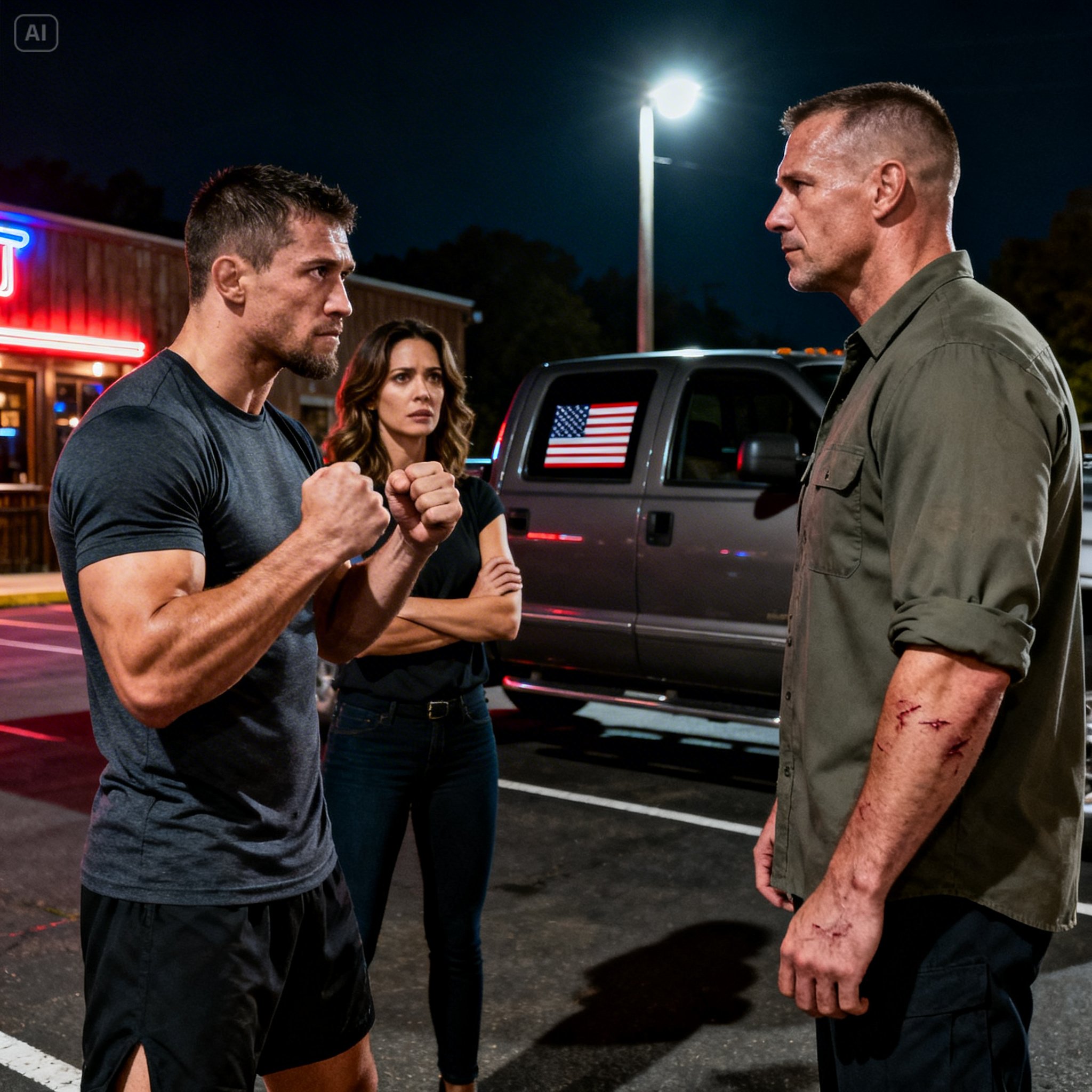 Wife’s Boyfriend Flexed His Muscles, Saying He’d “Protect Her” From This Veteran. Little Did He Know