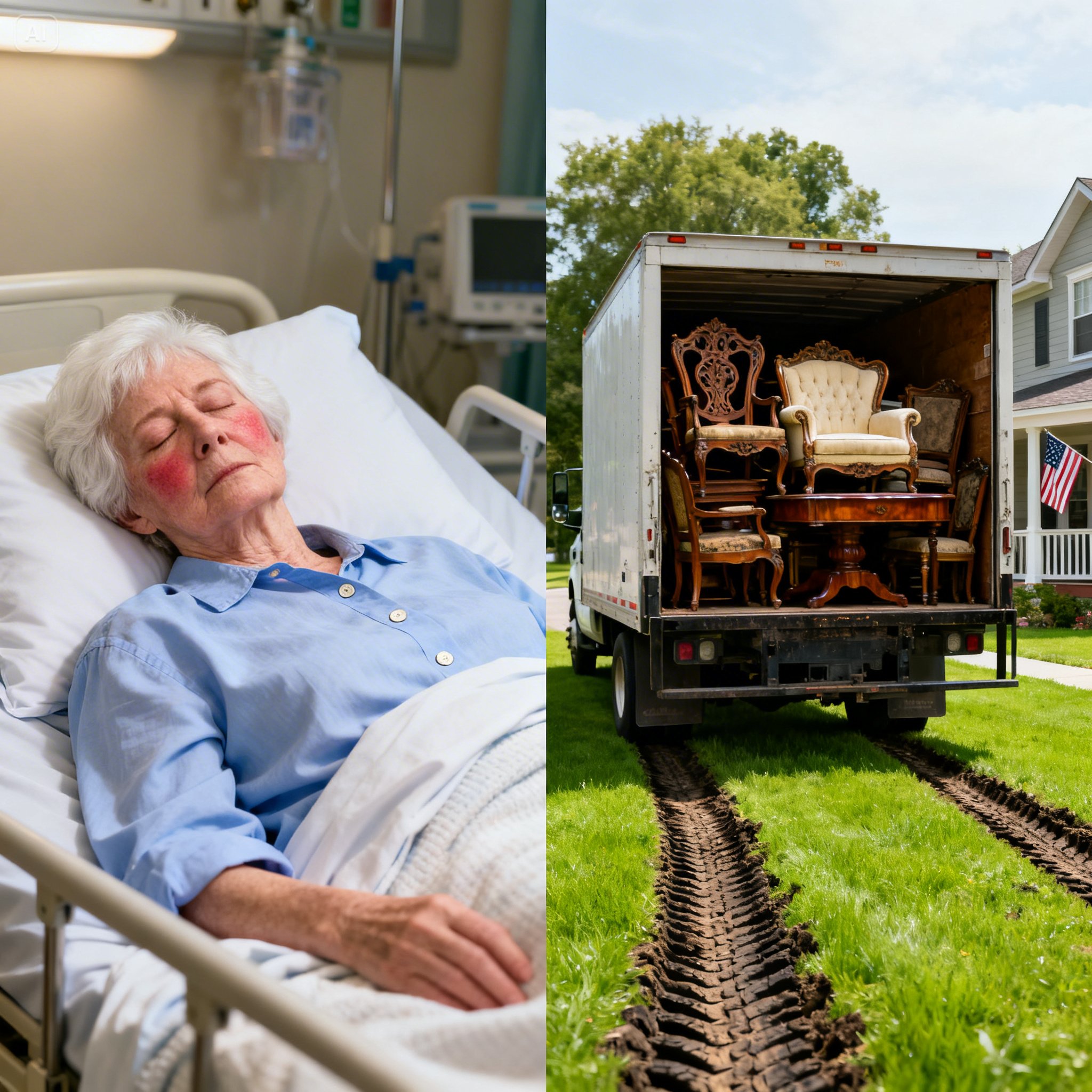 My SIL Loaded Her Truck With My Mom’s Antique Furniture While She Was Unconscious at the Hospital – But She Instantly Regretted It When She Checked Her Voicemail