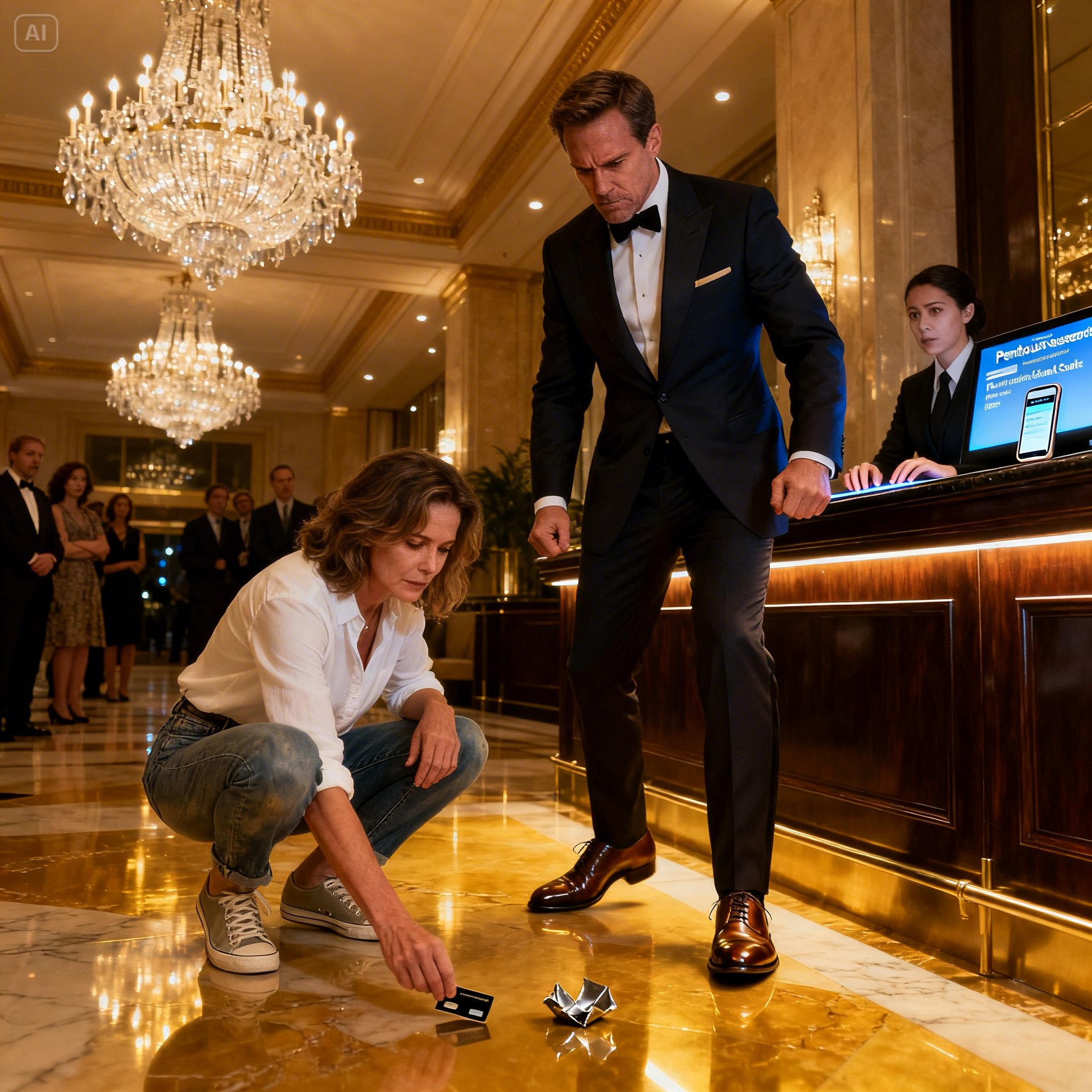 An American woman was refused a room at the very hotel she owned, and nine minutes later every employee was out of a job.