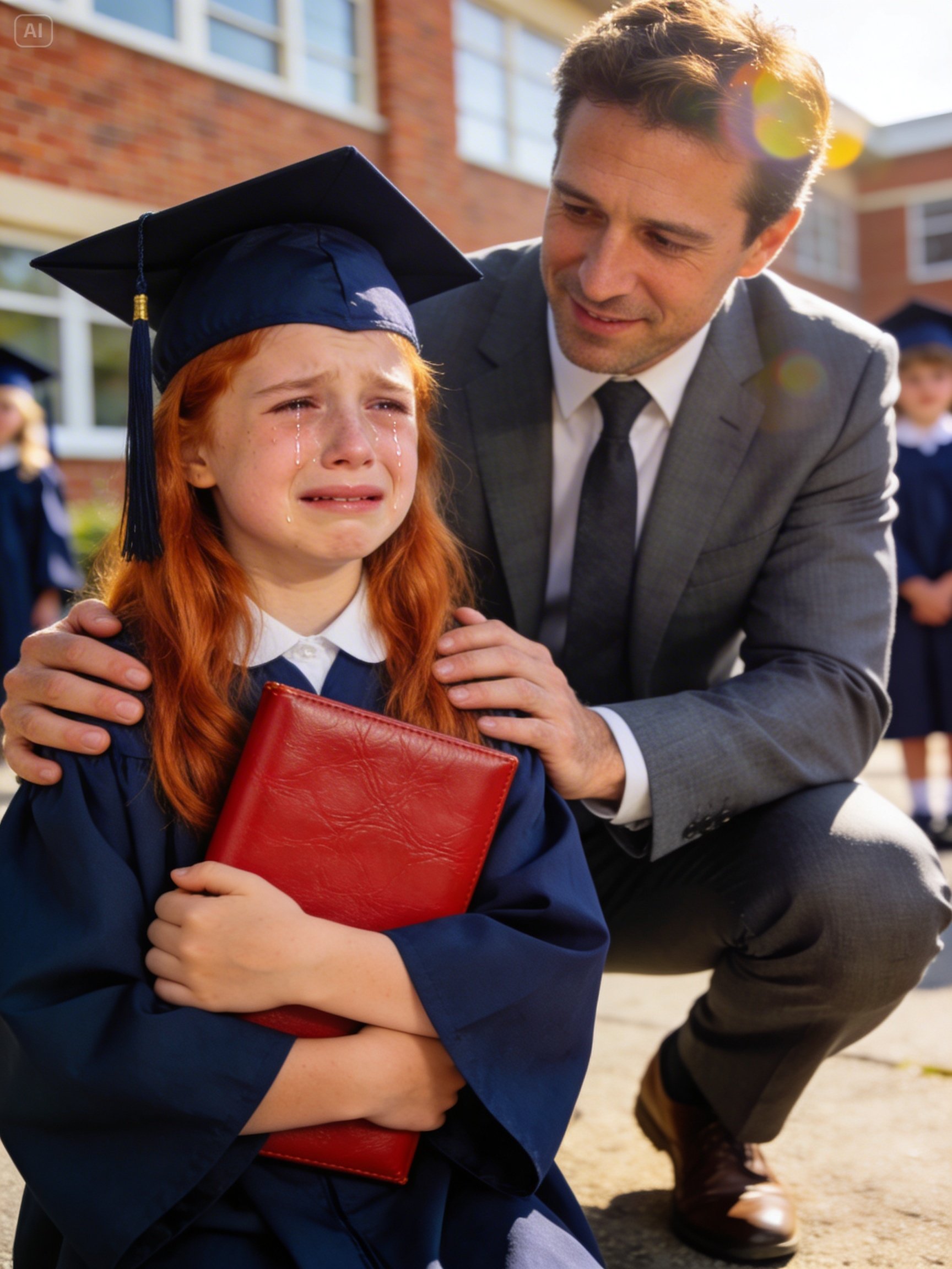 On Graduation Day, a Poor Orphan Girl Whispered to a Billionaire, “Will You Be My Dad Just for Today?” — What He Did Next Left Everyone in Tears..