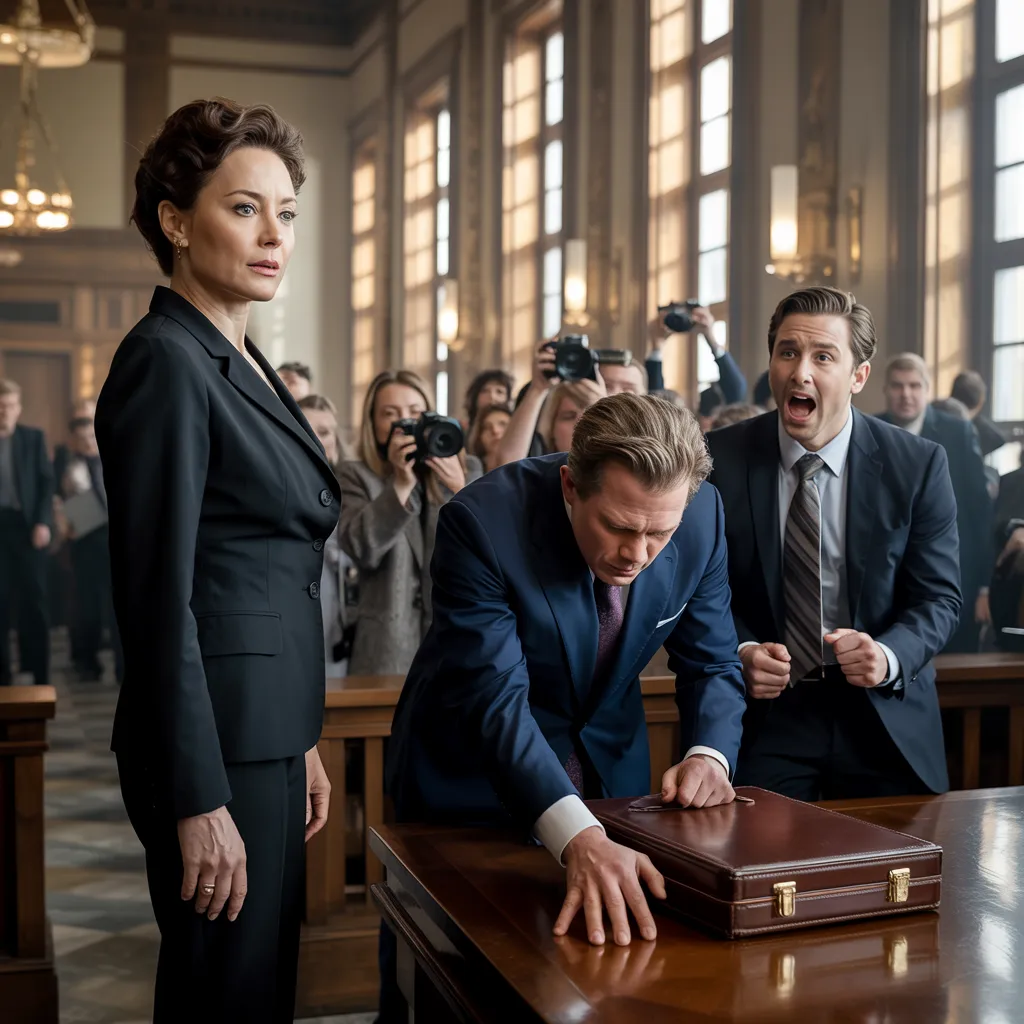 “My Stepson Took Me to Court to Steal His Father’s Empire — He Called Me an “Uneducated Housewife” and Hired the City’s Most Feared Lawyer, But the Moment I Walked In, That Lawyer Went Pale, Dropped His Briefcase, and Bowed… Because My Stepson Had No Idea Who I Really Was