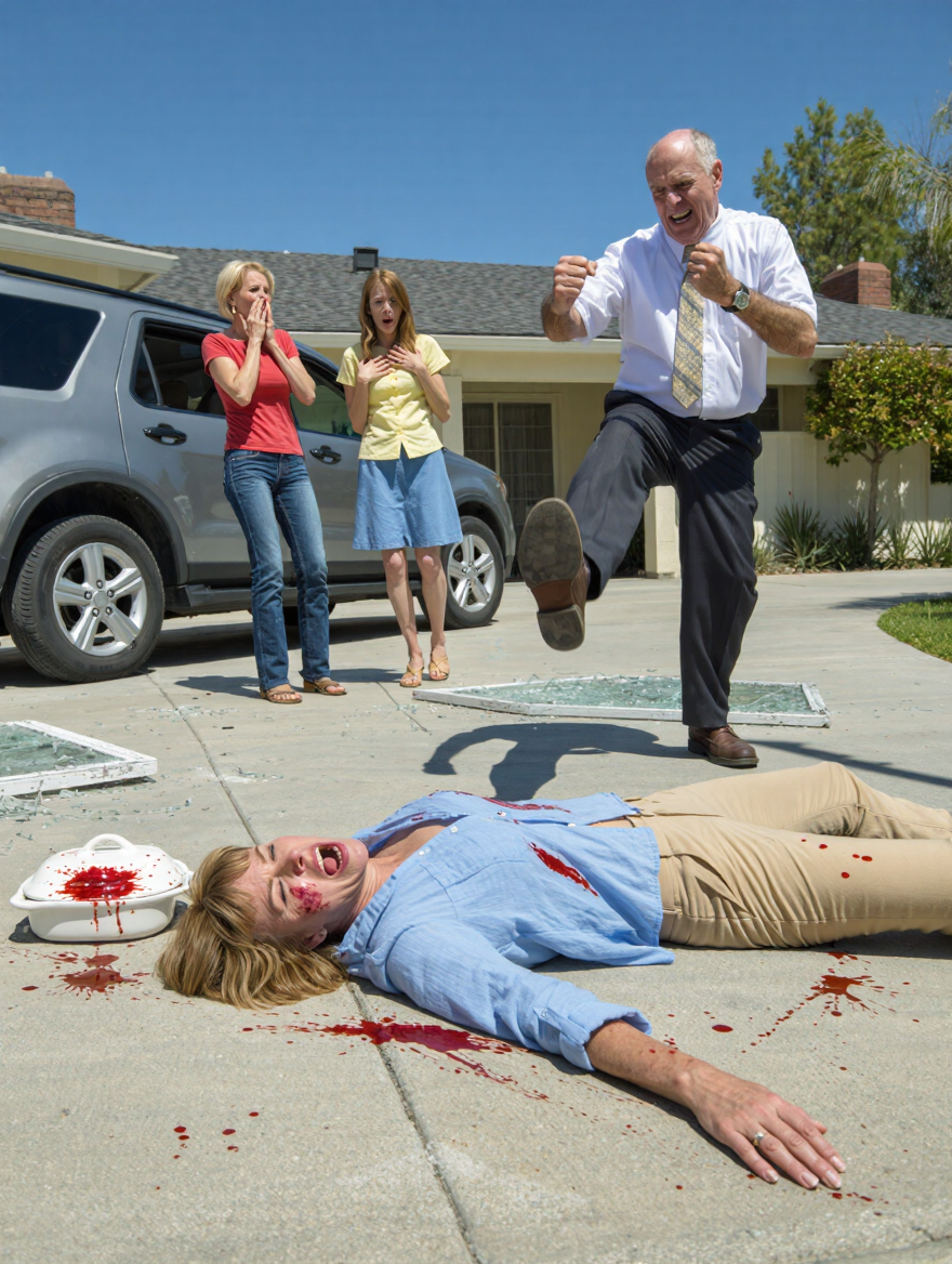 My sister was backing out the driveway when she suddenly slammed the gas and r@n over my hand deliberately while the whole family watched. “It was just a mistake!” – My mother pleaded as I screamed in agony with my c,,rhed hand still pinned under the tire. When I begged her to move the car, dad k!cked my side and mom stepped on my other hand: “This is what happens when you get in the way!” They …