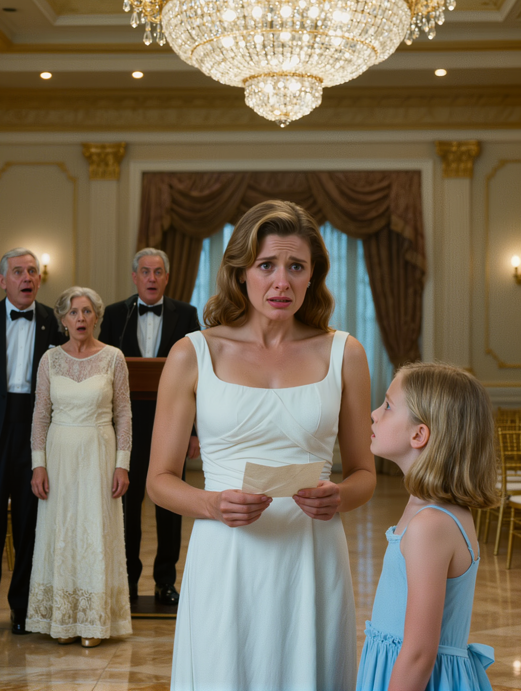 At my parents’ 40th anniversary party, Dad raised his glass and called my 12-year-old daughter ‘THE DUMB ONE’ while announcing our golden niece would get the house and $250,000. Emma ran to the bathroom sobbing. My sister hissed, ‘Don’t make a scene.’ I picked up a glass, smiled at 50 staring guests… and quietly pulled out THE LETTER FROM MIT my parents didn’t know existed — AND THEN I TOLD THEM….