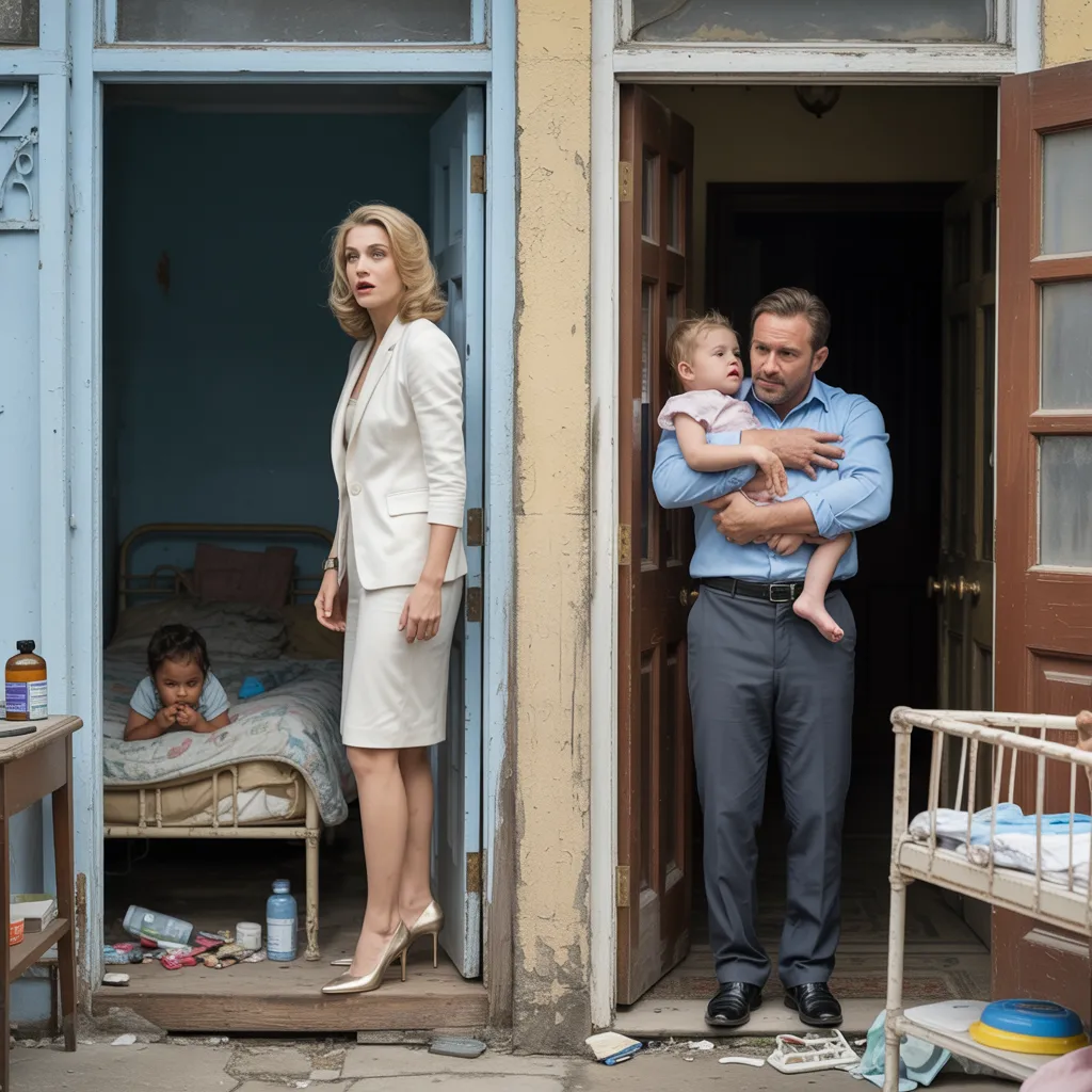 A millionaire knocked on the door of the humblest house in her company… and discovered a reality that no amount of money had ever taught her.