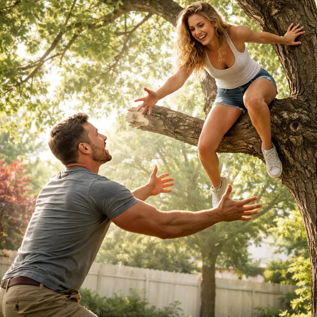 I Told My Neighbor, “Jump—I’ll Catch You.” She Said, “Maybe Falling For You Is Not Bad.”  