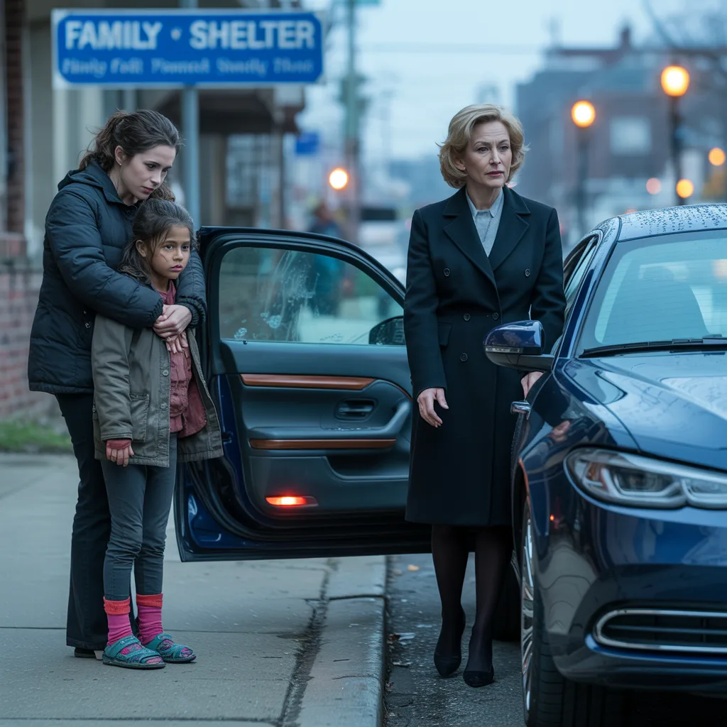 My 6-year-old daughter and I were at a family shelter when a black sedan pulled up. Three days later, my parents couldn’t hold their wineglasses.