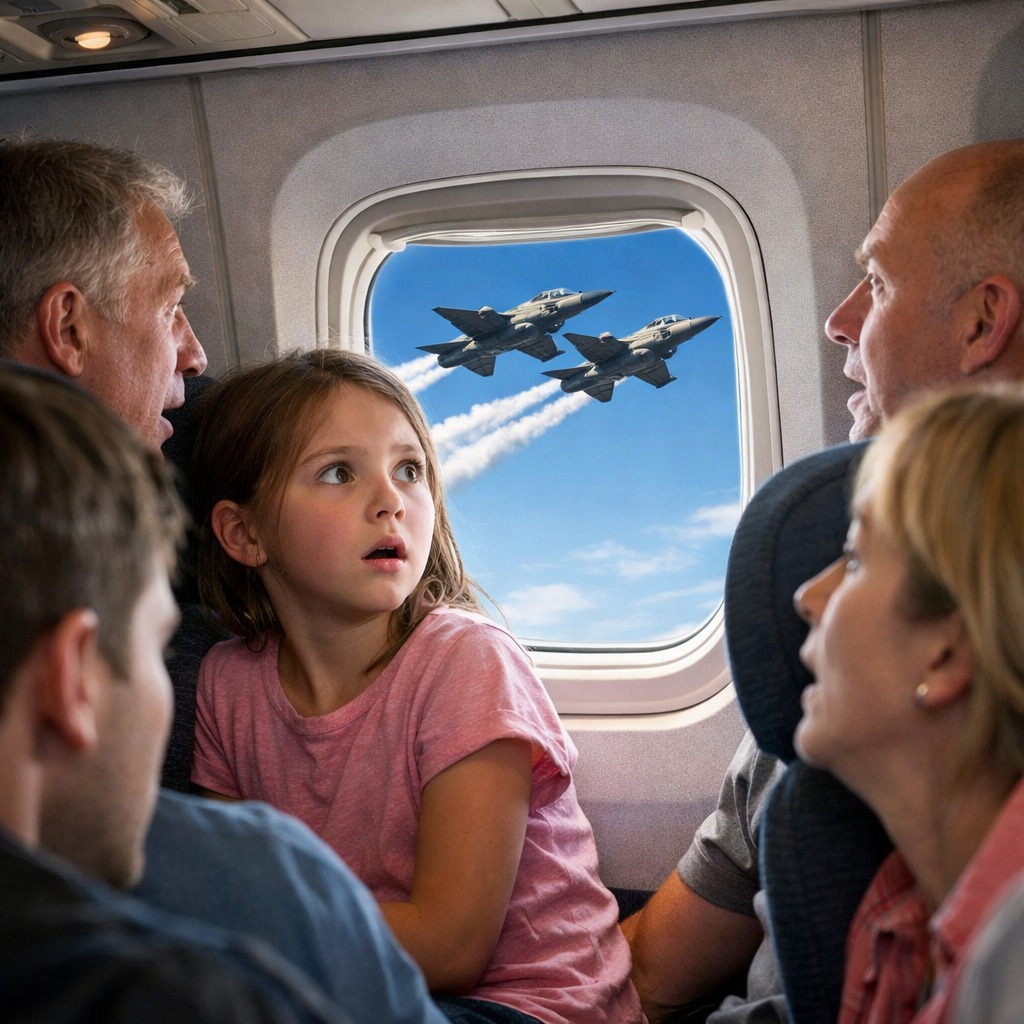 My wife had just left for the store when my 7-year-old daughter whispered: “We have to get out. Right now.” I laughed: “Why?” She pointed upward and trembled: “We don’t have time. We have to leave this house now.” I grabbed the car keys and headed to the police station… and that was when it happened…