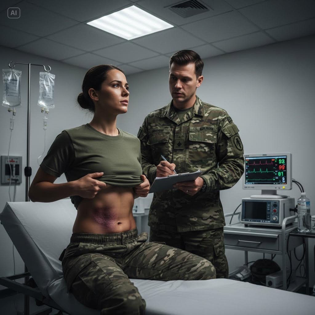 She Lifted Her Shirt to Show the Injury—And Admiral Went Quiet When He Saw the Scars Along Her Ribs.
