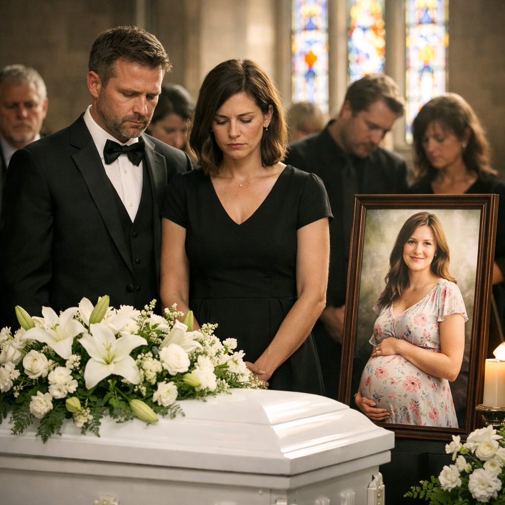 The Man Arrived at His Pregnant Wife’s Funeral with His Mistress — Then Her Lawyer Opened the Will and Revealed the Truth