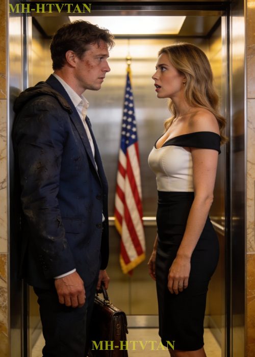 A Poor Single Dad Took the Wrong Elevator—The Billionaire CEO Gasped When She Saw His Face