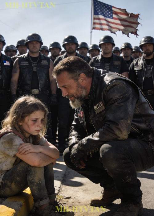”I’ve Got no Place To Sleep Tonight” — Little Girl Confided To a Biker. 200 Hells Angels Responded