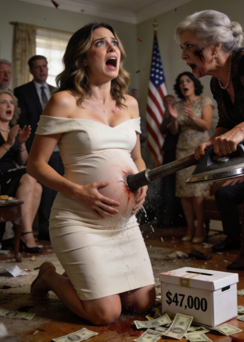At my baby shower when I was eight months pregnant, my friends raised $47,000 to help me with medical bills. As soon as my mom saw the donation box, she got greedy and tried to snatch my donation box right off the table. When I stopped her, she picked up a heavy iron rod from the decorations and hit my pregnant belly so hard that my water broke instantly. I fainted from the pain…