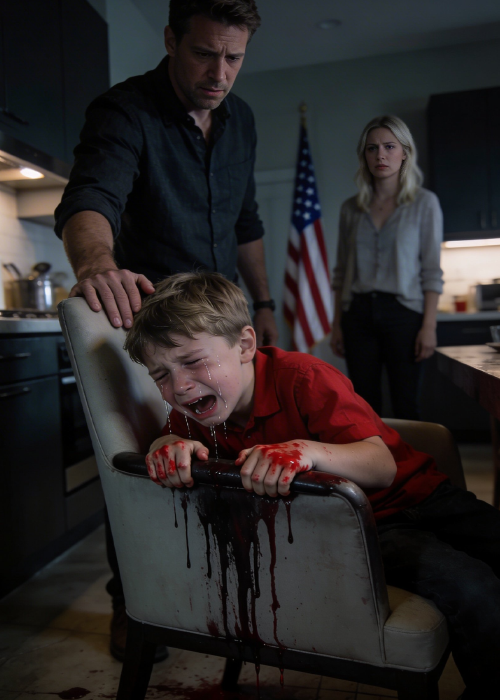 My son came home acting strange, but it was his refusal to sit that led me to the police station.